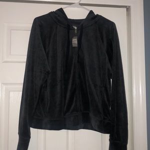 Velour zip up